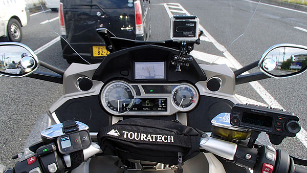 K1600GTL ExclusiveのGopro3装着方法